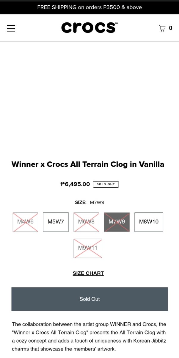 WINNERPHYG's tweet photo. [UPATE] As of 12:30PM, 05/08/23

SOLDOUT:
M4W6
M6W8
M7W9
M9W11

AVAILABLE:
M5W7
M8W10

#WINNERxCrocs #WINNERxCrocsPH #CrocsPH #WINNER #위너 https://t.co/dHxyjRBrA8