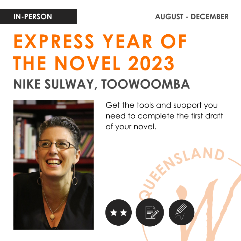 qldwriters's tweet photo. Make 2023 your year - get the tools and support you need to complete the first draft of your novel, with Queensland Writers Centre’s flagship program for emerging writers.

Join celebrated writer and experienced mentor Nike Sulway for Express Year of the Novel.