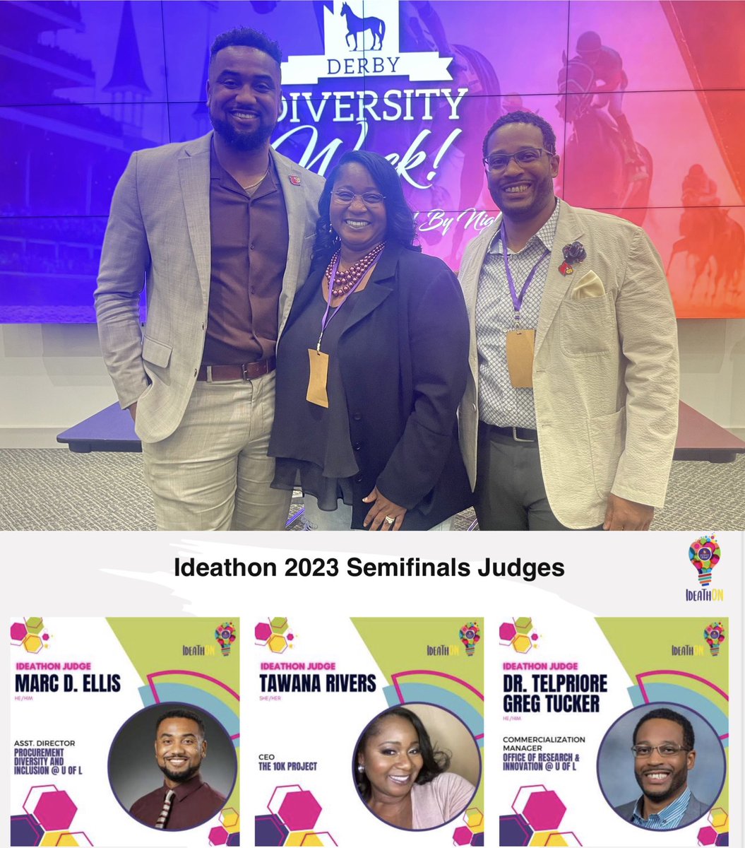 Be on the lookout for a few new local startups launching in the community and great to have participated during #Derby 🐎 thanks for the invite⚜️