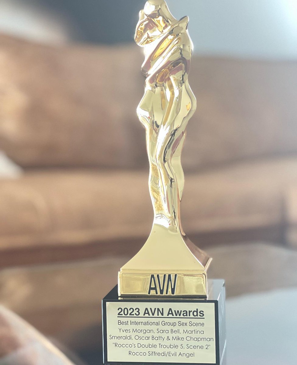 Winner 2023 AVN Awards 🏆 @avnawards @AVNMediaNetwork @AVNMagazine @RoccoSiffredixx @EvilAngelFilms