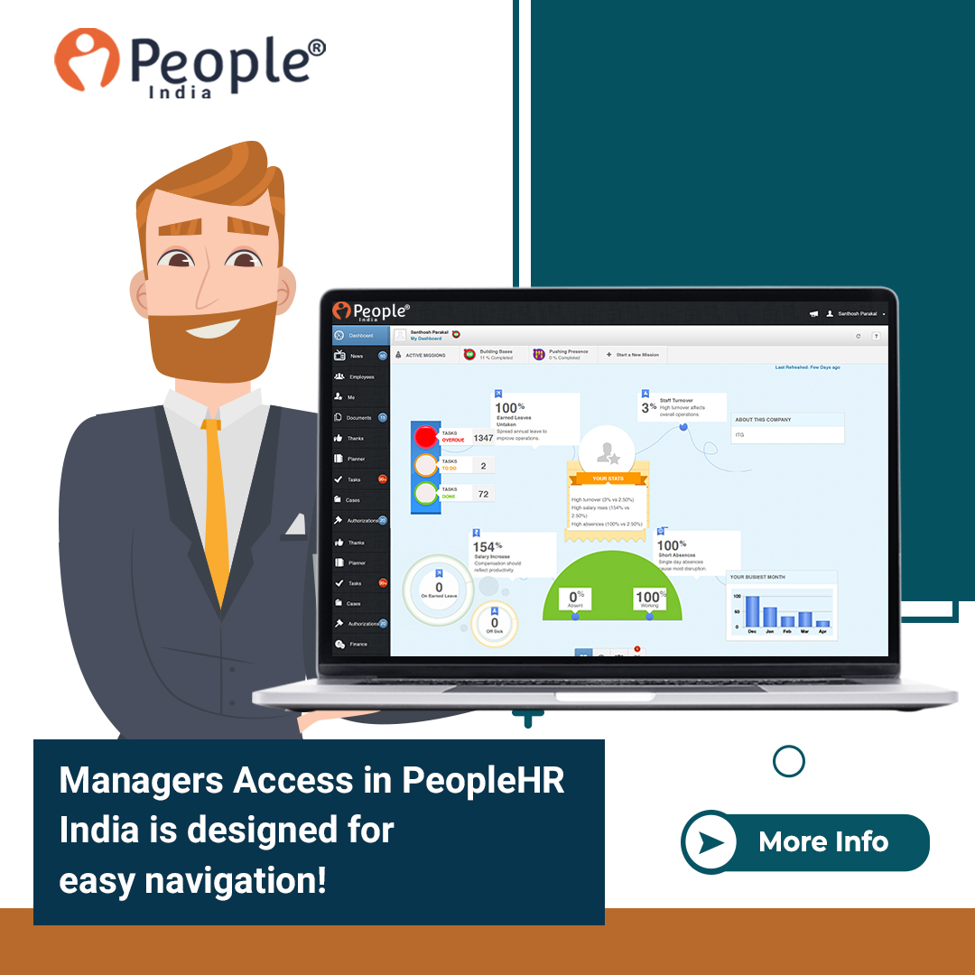 The best HRMS for Manager's Access!
More Info:  peoplehrindia.com/hr-management-…

#PeopleHRIndia #hrsoftwaremangement #HRinsights #employee #Humanresourcesreport #HRSoftware #hrsoftwaremangement #payrollsoftware #employeeselfservices #HRMS #hrmanagementsystem #manager #manageraccess
