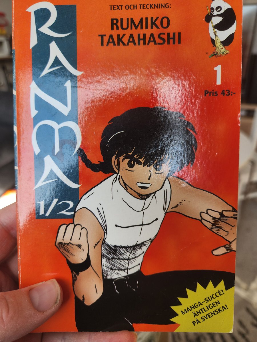 Ranneko's tweet photo. Got my hands on the complete run of Ranma 1/2 in Swedish.

It's been almost 25 years since I read a english fan translation online.

Should be fun to revisit it.

The biggest barriers so far are Kuno's flowery language and that this version has been made to read left to right. https://t.co/ztZWqt5Lrk