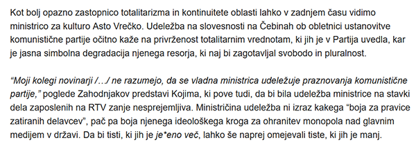 BojanPozar's tweet image. Zvezde &amp;amp; 🎙️ 
(Nina Kojima, stara-nova dopisnica @RTV_Slovenija iz Londona) :
- Levica v Sloveniji ne obstaja in tudi nikoli ni.
(več: domovina.je/hud-problem-sl… #Vikend @Delo)