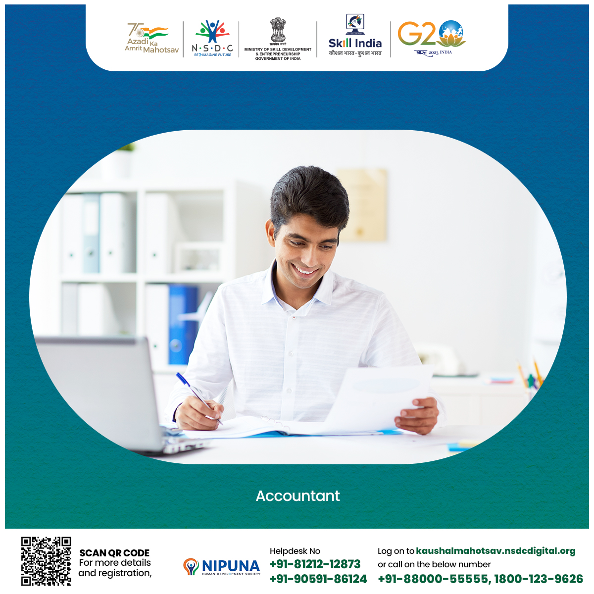 Kaushal Mahotsav, a glorious opportunity for your bright and successful future, coming to Secunderabad, Telangana! Free registration and a 100% transparent & unbiased selection process. A unique initiative of NSDC, under the aegis of MSDE. Register Now! kaushalmahotsav.nsdcdigital.org/Telangana/Cand…