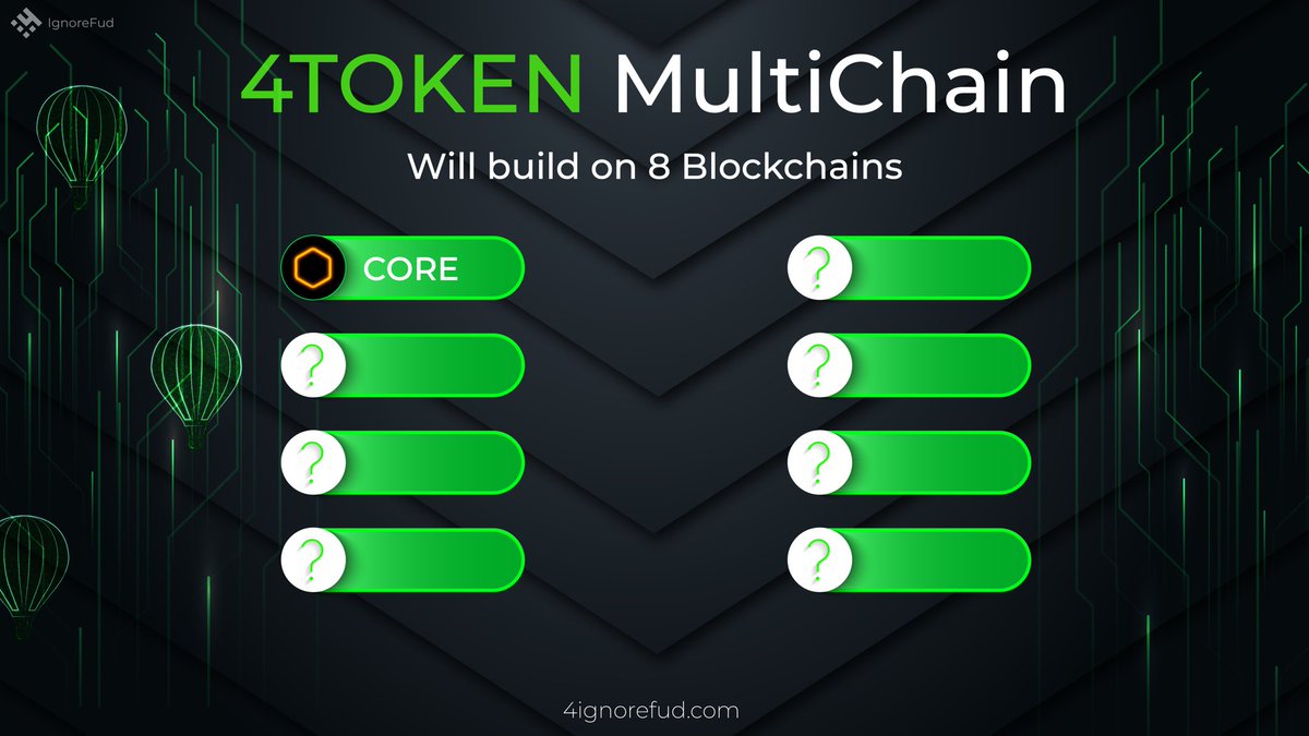 #4TOKEN a new kind of meme token🟢

Available on 8 Blockchains soon.🚀

WEAK HANDS makes the community RICHER and STRONGER!💪🤑

#memecoin #4TOKEN #1000x