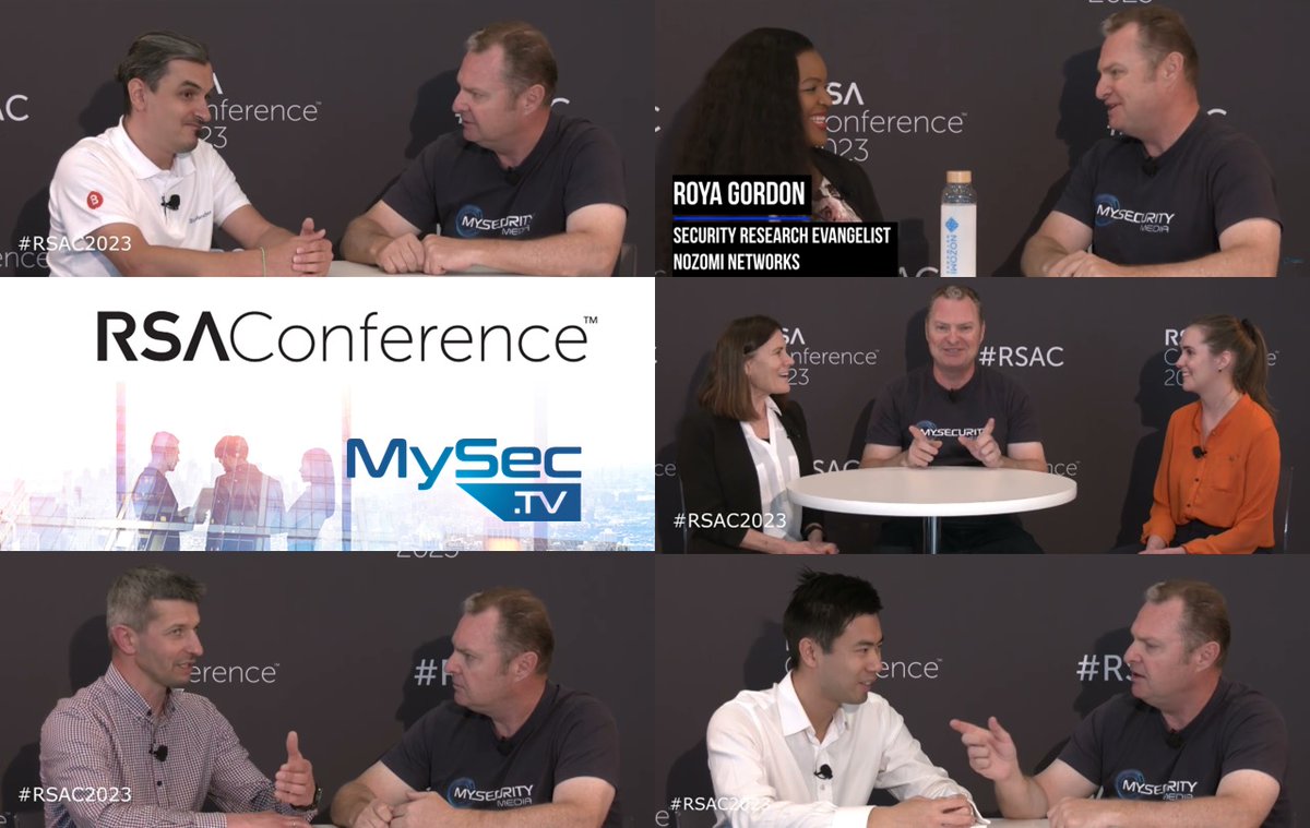 AustCyberSecMag's tweet photo. #MySecurityTV📺 More videos from RSA Conference 2023 has been released. Watch Now! https://t.co/YKc3pQvwuQ
#RSAC2023 #rsac #Conference #Bitdefender #automation #cybersecurity_solutions #businesses #cyberattacks #digital_experience #NozomiNetworks #ISACA #Underdefense https://t.co/et7CIdTiYB