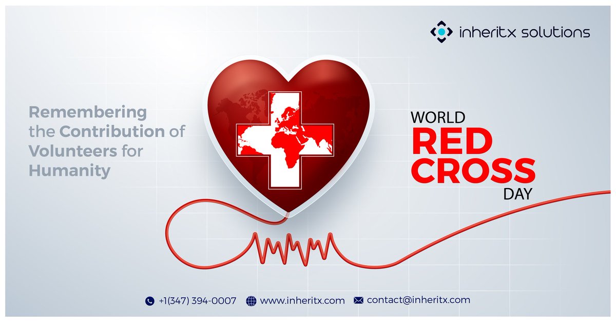 inheritx's tweet image. Let&apos;s pay homage to silent #soldiers who help people in distress and during #emergencies. On this World Red Cross Day, InheritX Solutions vows to contribute to people&apos;s well-being through advanced IT solutions. #worldredcrossday