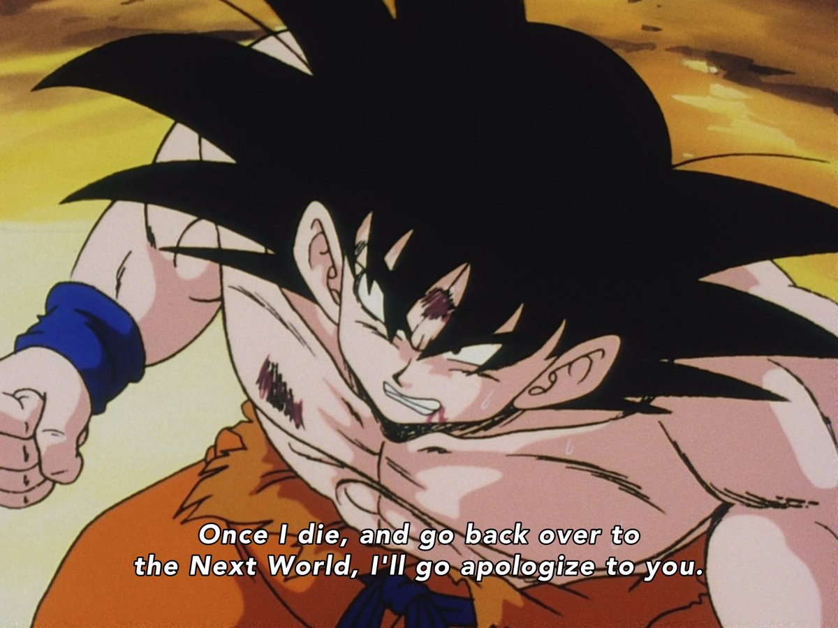 Piccolo Damayonnaiz on Twitter "Son Goku apologizes to his Grandpa