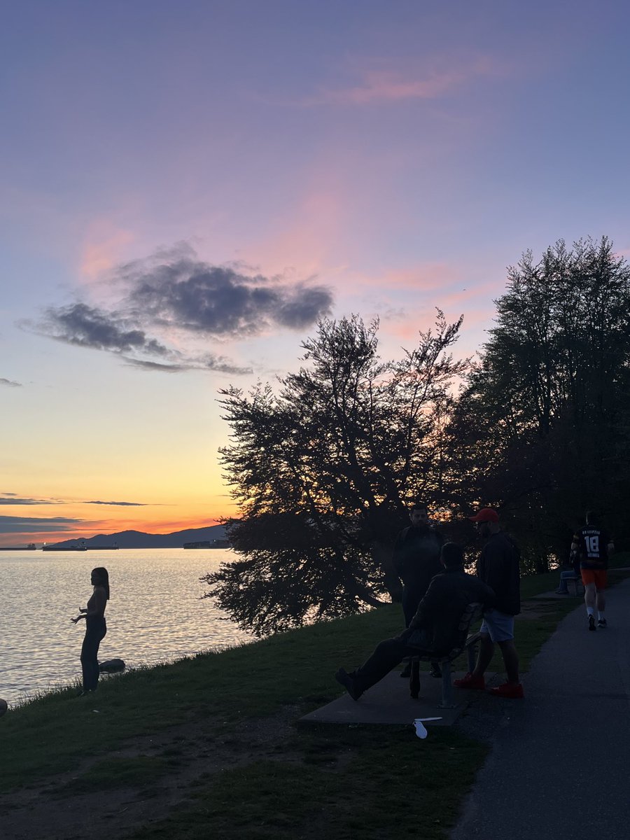 Sunset at EnglishBay in Stanley Park