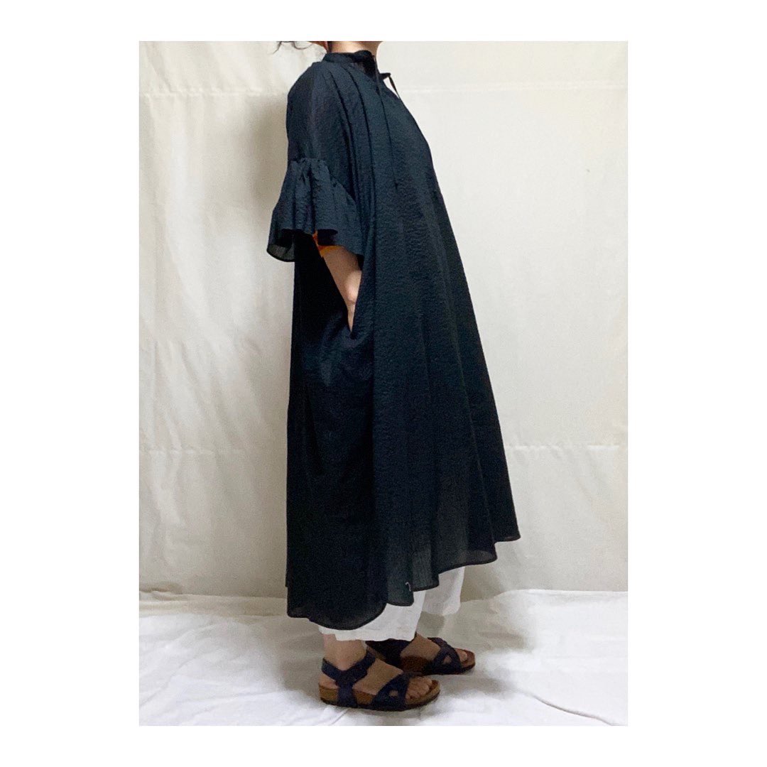 母の日とかにもぜひ
リップルのワンピース
袖フリルです。
#ハンドメイド
#ソーイング
#博多マルイ