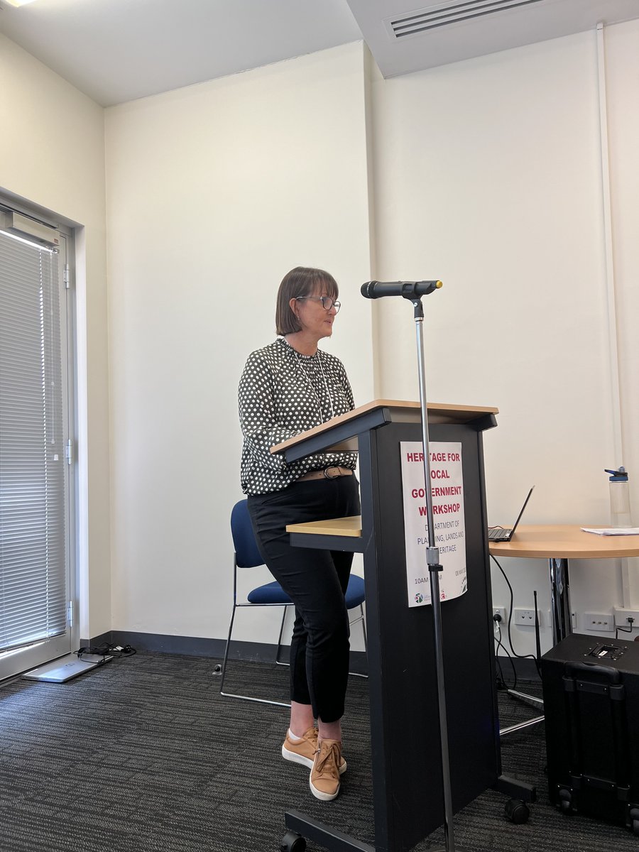 StateHeritage's tweet photo. Heritage Council and DPLH staff presenting at the Heritage for Local Government workshop being held at the City of Greater Geraldton Library today. Today's workshop has featured a range of presenters and interesting topics #heritage  📷 Heritage Councillor Leigh Barrett https://t.co/XU6eyA1SiX