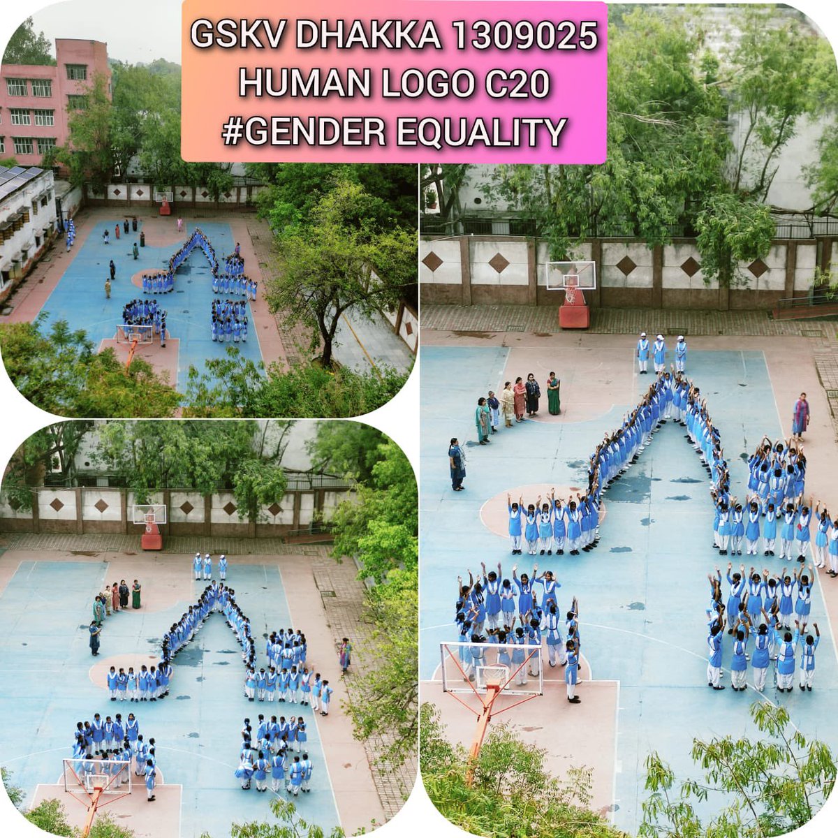SkvDhakka's tweet photo. C20 Human logo at SKV DHAKKA

#GenderEquality 
#OneMillionLights
#C20HumanLogoGE

@Dir_Education @VikasPatna https://t.co/muC50FOEKj