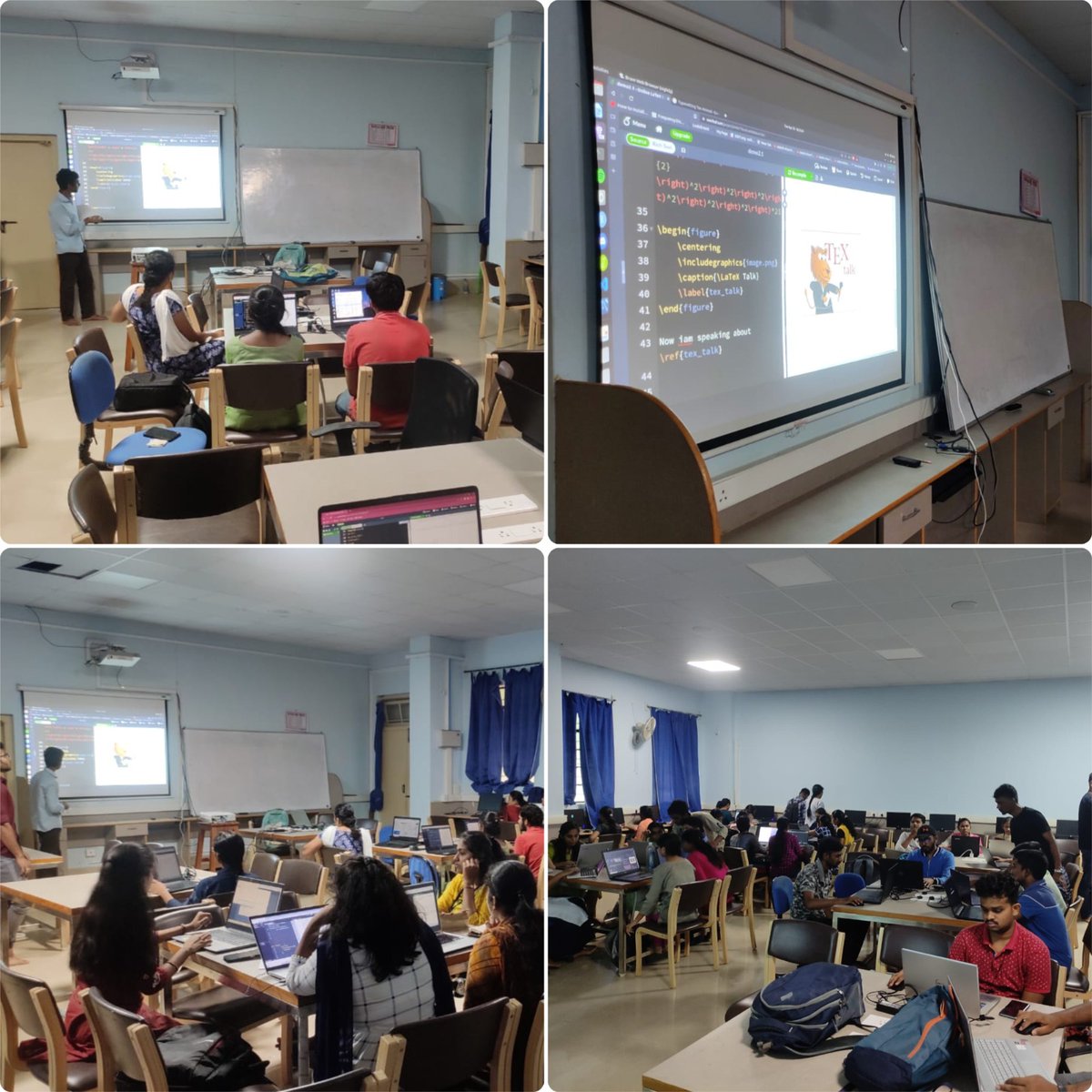 RIEMYSURU's tweet image. El fénix is the student community of RIE Mysuru who have been working towards helping our students learn and explore new things. The workshop on use of #LaTeX. #studentinitiative #studentworkshop #RIEMworkshop #experientiallearning #studentengagement #Elfénix