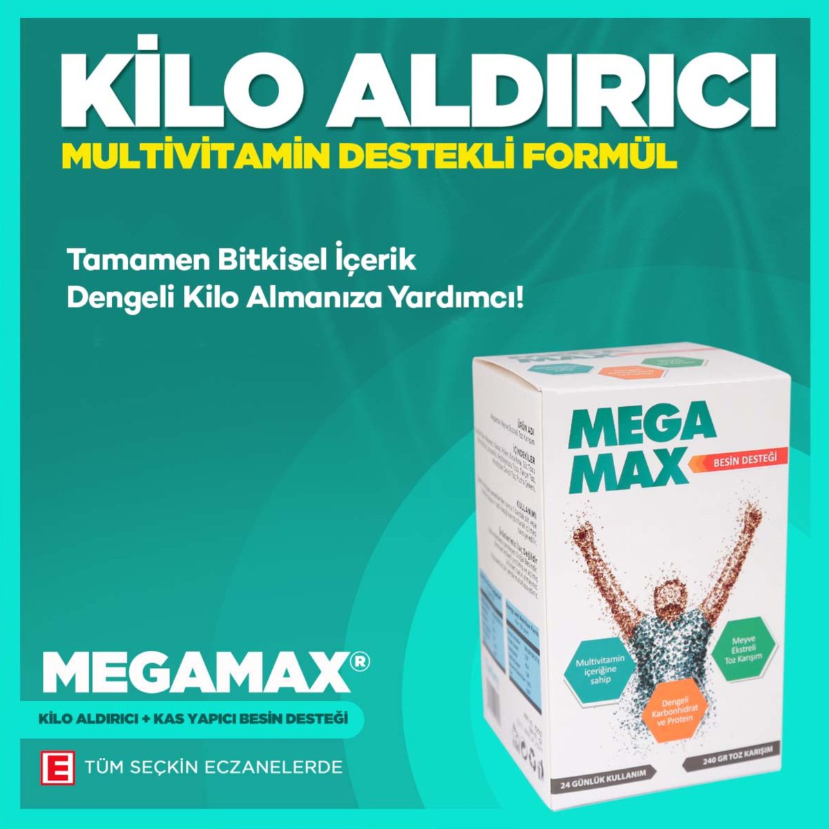 Megamax 8 yılda binlerce memnun müşteri sonuç odaklı iştah açar kilo aldırır kilolarınızı kasa çevirmenize yardımcı olur günlük kalori ihtiyacınızın tamamını karşılar. 
#megamax#kiloal#kasyap#vegan#doğal#sendebaşla#besindesteği#iştah# takviyegıda#vitamin#vegan#veganfood#gainer#