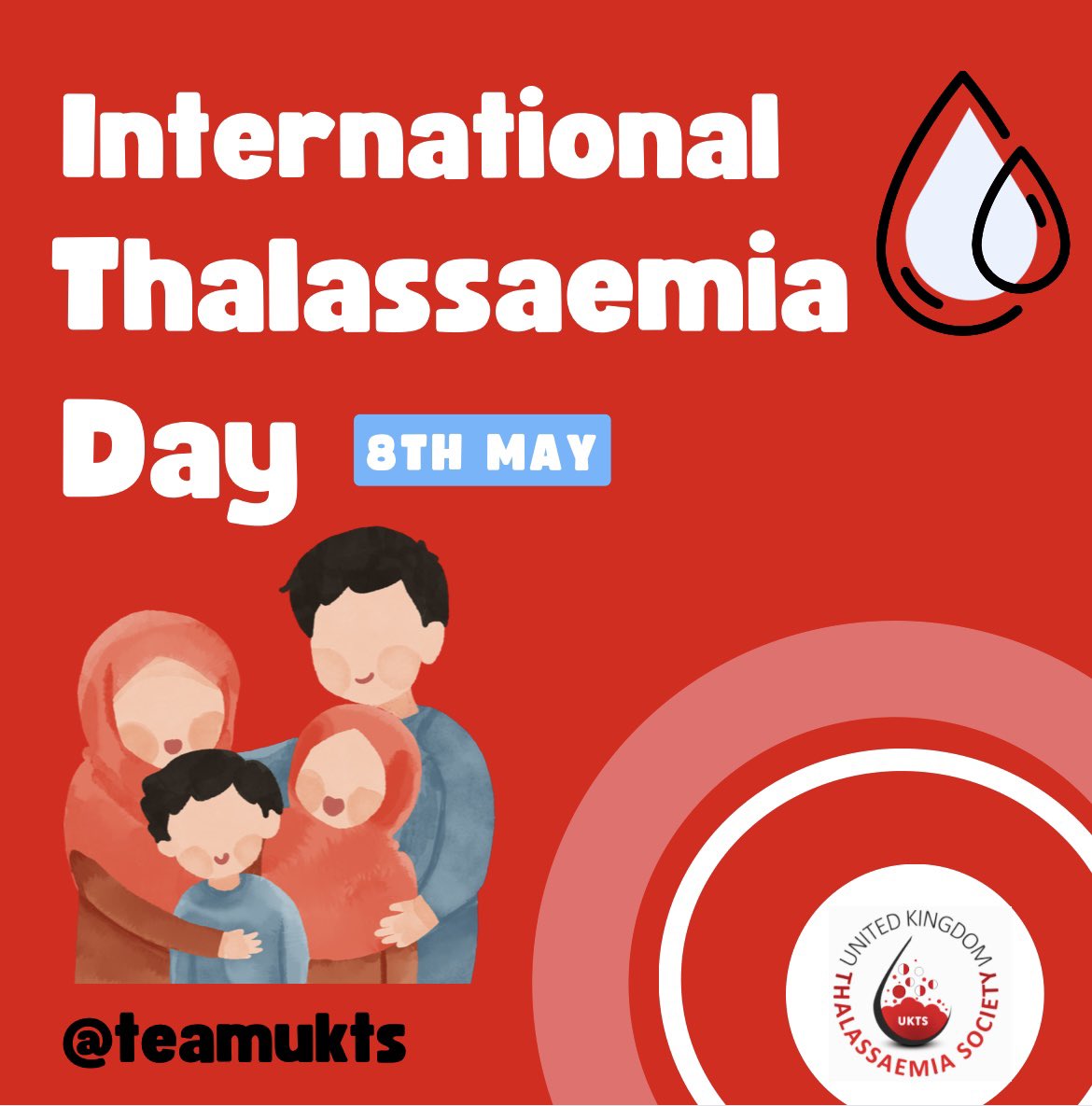 Happy International Thalassaemia Day!

Today,  we join hands with our friends and societies around the world to remember our angels lost and to raise awareness & standards of care for managing #thalassaemia globally!

#internationalthalassaemiaday #ITD2023 #teamukts #thalassemia