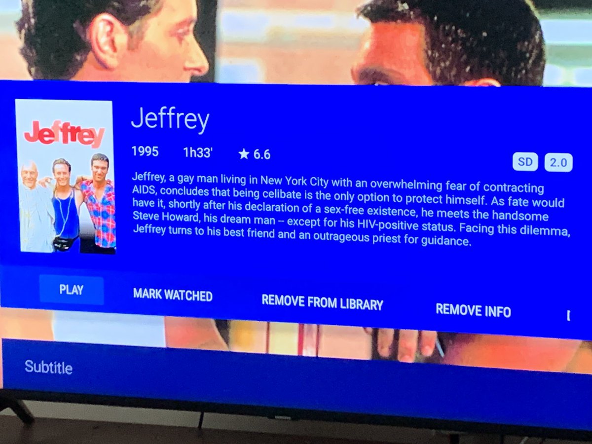 ironman100's tweet photo. 2nd best film to come out of the 90’s

#jeffrey #gaycinema #gay https://t.co/GWlawqLhn8