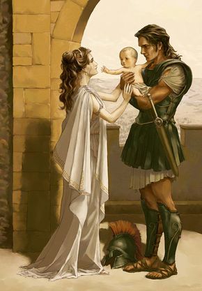 diavaldom's tweet photo. Morning! Desde pequeña, Héctor ha sido mi héroe favorito de "La Ilíada" de #Homero. La escena en que se despide de su esposa Andrómaca y de su hijo Astianacte es pura ternura.
#mitologia https://t.co/ggO0pFBS7x
