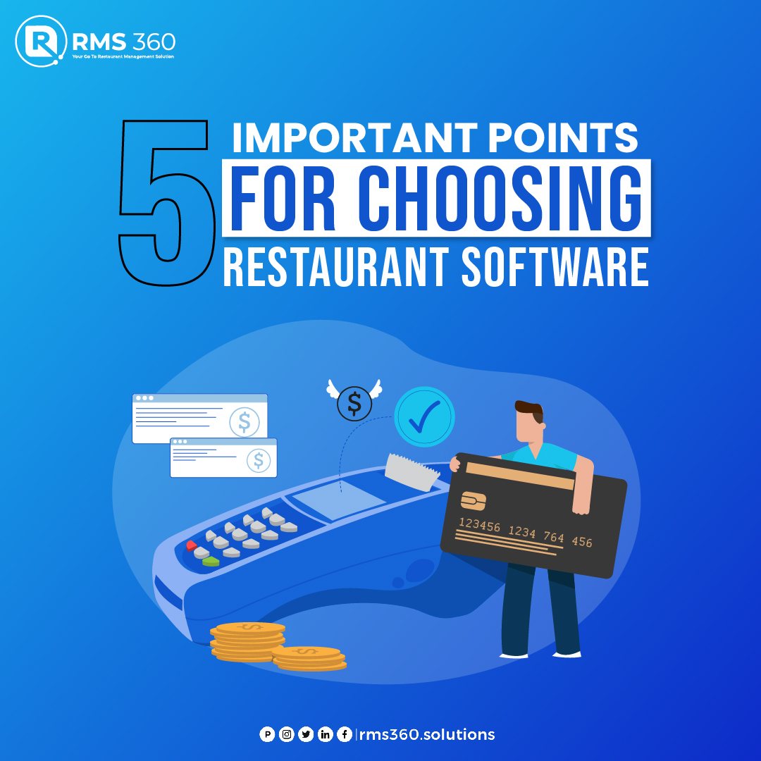 Choosing restaurant software can be a daunting task, but it doesn't have to be. Our guide outlines 5 key points to consider when making your decision.  

Read more: linkedin.com/feed/update/ur…

#rms360 #rms360solutions   #restauranttechnology #future  #software #restaurantsoftware