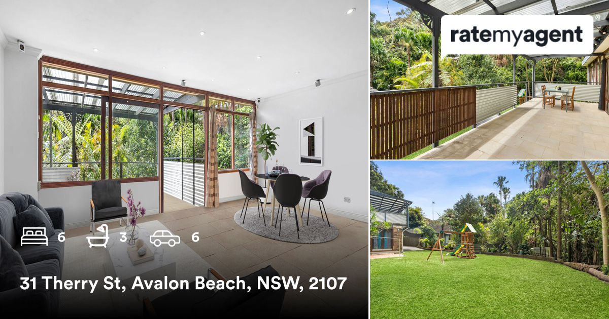 🛌 6 🛀 3 🚘 6
📍 31 Therry St, Avalon Beach, NSW, 2107

Our agent’s latest listing on #RateMyAgent

rma.reviews/R4m8PVVpg3h8

...
#ratemyagent #realestate #NOVAK_PROPERTIES