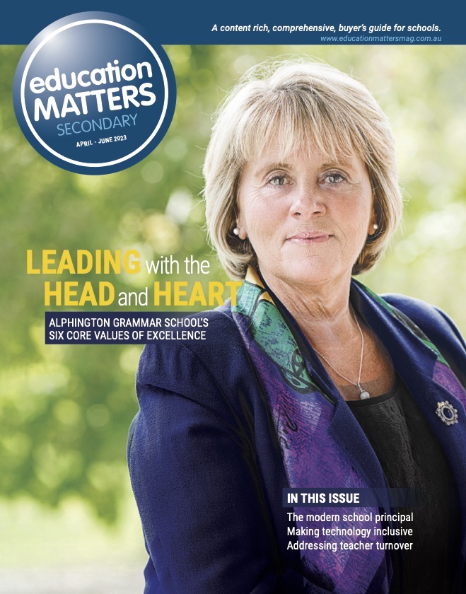 edmattersmag's tweet photo. The latest issue of Education Matters Magazine Secondary will be hitting desks this week! If you haven't received your copy yet, you can read the E-magazine online at the link below. #educationnews #australiancurriculum #principals #teachers #educators https://t.co/NNSEVGb4WO https://t.co/uWyDNVUCHM