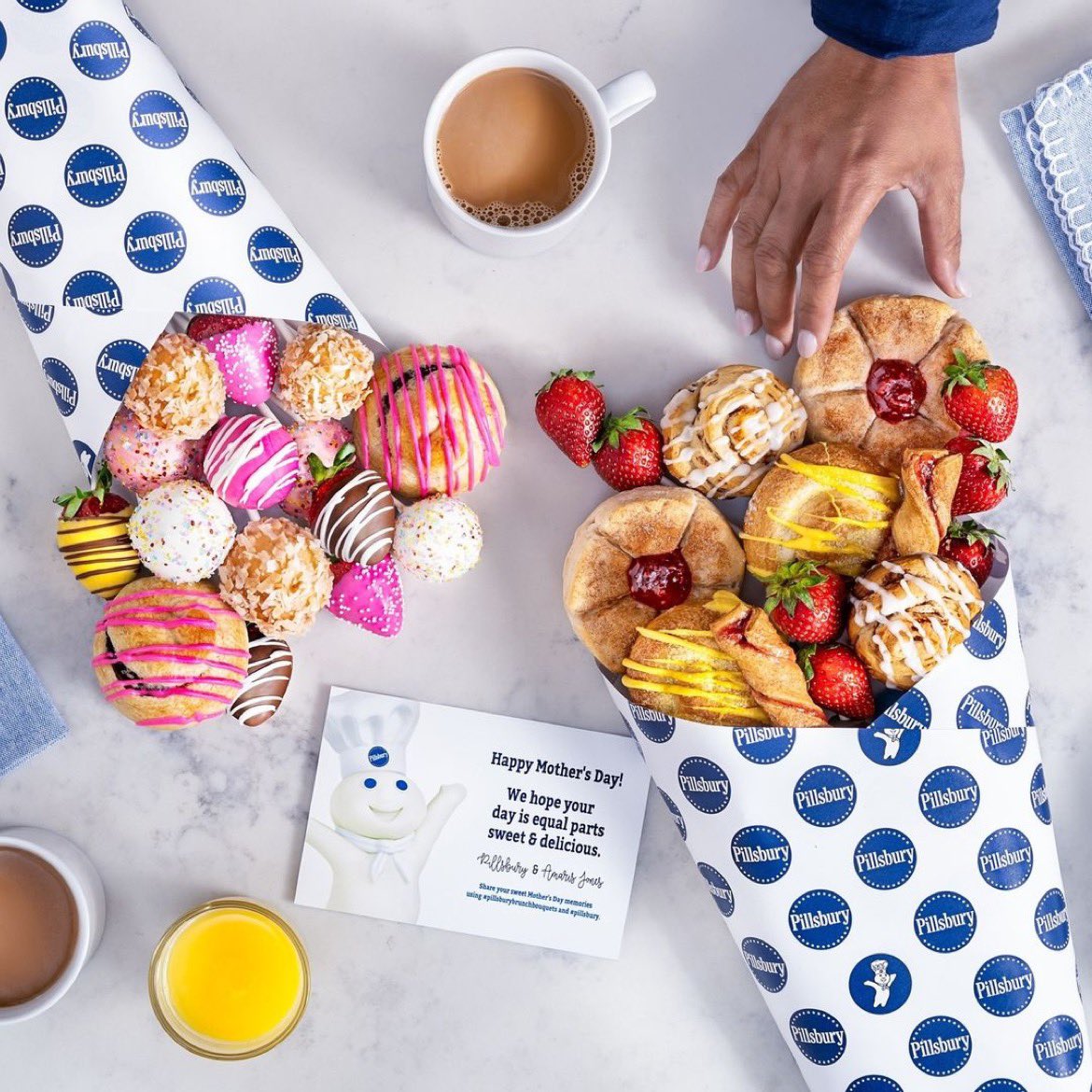 We are collaborating with <a href="/Pillsbury/">Pillsbury</a> to make your Mothers Day Special . Pre orders for our yummy Brunch Bouquets begin May 10th