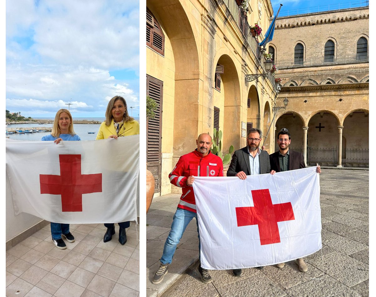 cripalermo's tweet photo. Giornata Internazionale della #CroceRossa e #MezzalunaRossa: i Comuni di #Palermo, #Monreale, #IsolaDelleFemmine, #Lercara e #Prizzi, espongono la nostra bandiera, in segno di rinnovata collaborazione nel comune obiettivo del supporto alle comunità.
#OvunquePerChiunque #8maggio https://t.co/qlDCzoSAAI