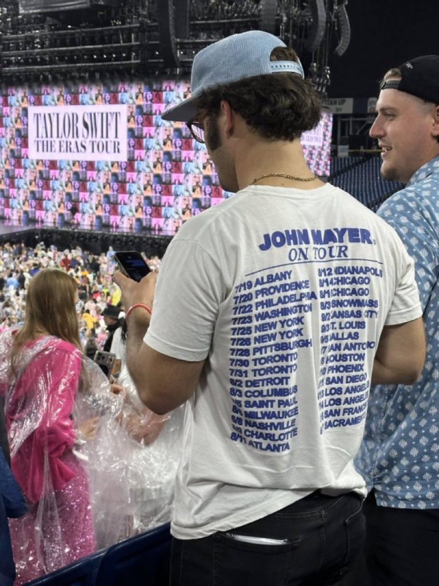 tmlovesred2's tweet image. The way this guy attended The Eras Tour with a John Mayer shirt only for Taylor Swift to perform Would've, Could've, Should've