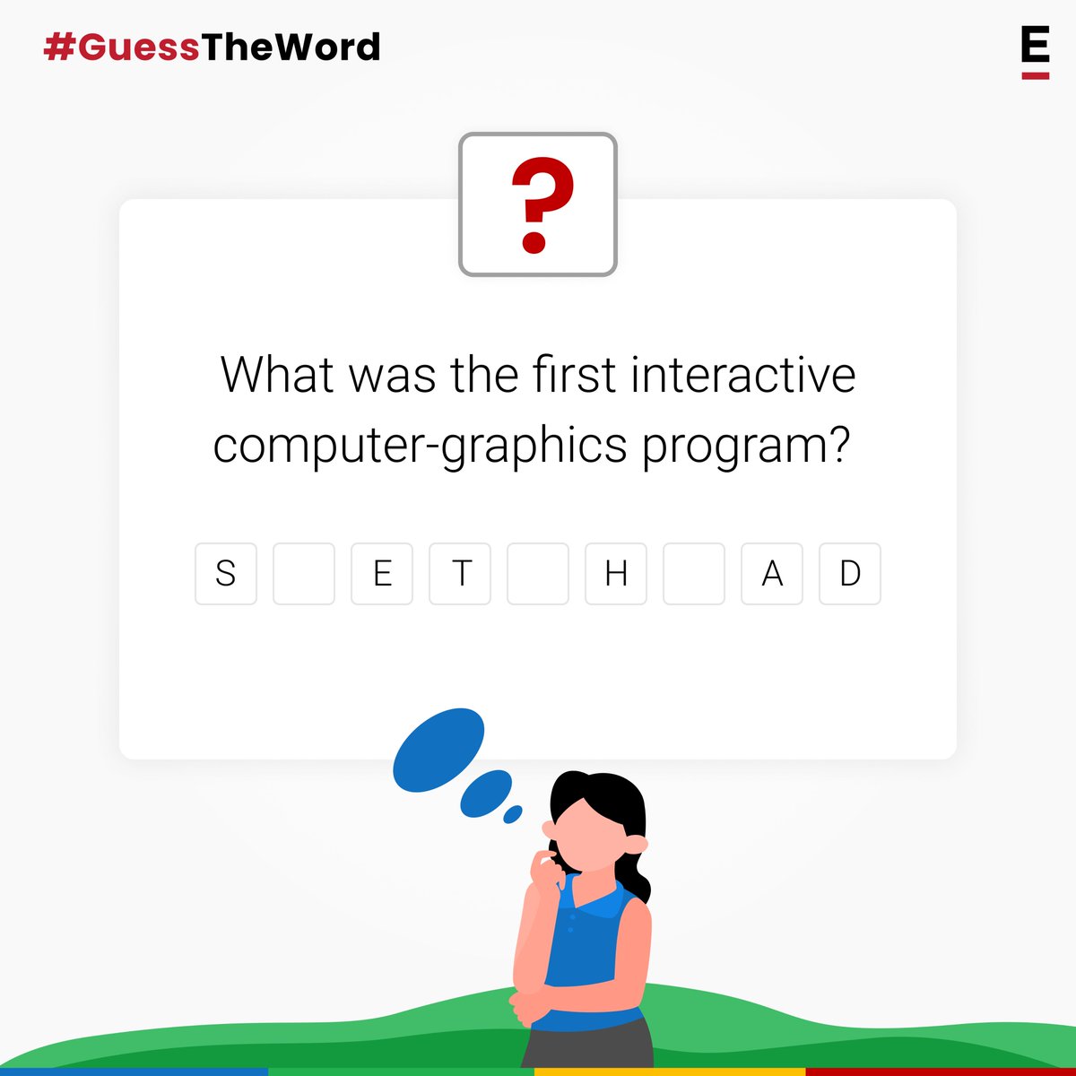 EXTENTIA's tweet image. Mix work and play!
Bringing you fun and informative brain teasers every week with #GuessTheWord
#ComputerGraphics #ComputerGeek #Extentia #DoMoreBeMore