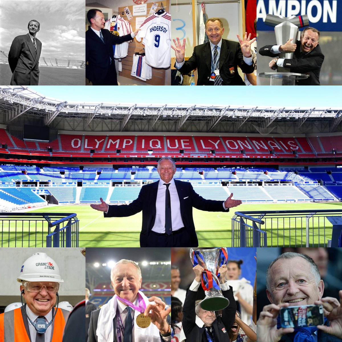 MaxOL69's tweet photo. Une page de l’histoire de l’OL se tourne sous nos yeux.
Visionnaire et bâtisseur incontesté.
Merci pour les décennies de passion,d’engagement et de succès qui ont marqués l’histoire du club. 
Vous laisserez une trace indélébile ds l’histoire du foot Français. Merci @JM_Aulas ❤️💙 https://t.co/7xRkWOl5Nn