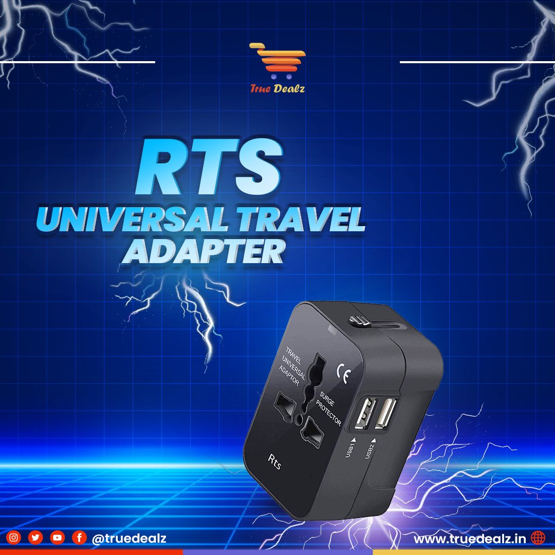 rts Dual USB Universal Travel Adapter.

Product Link : amzn.eu/d/bJkRRzH

#shopnow #shopify #onlineshop #shoponline #amazonfinds #amazondeals #AmazonIndia #traveladapter #UniversalAdapter #monday #smartgadgets #smartshopping