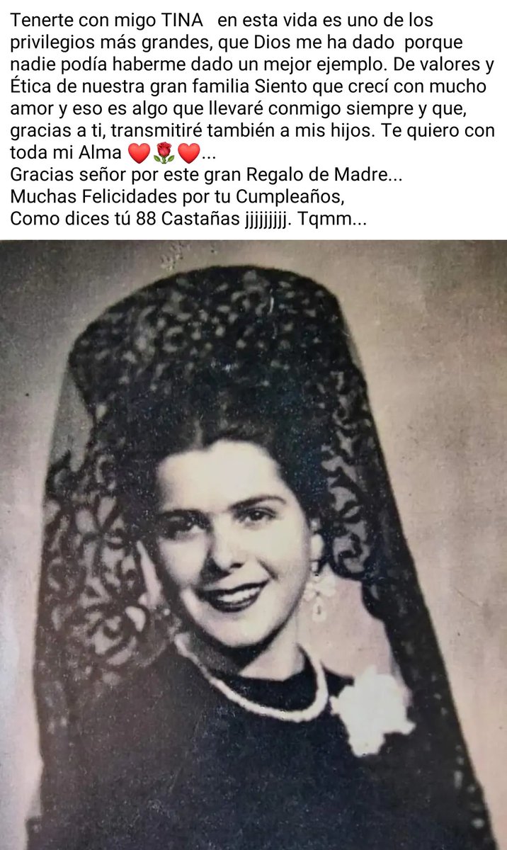 PedroDobarg's tweet photo. Muchas felicidades Mamy❤️🌹❤️ https://t.co/jP8WyyJpv1
