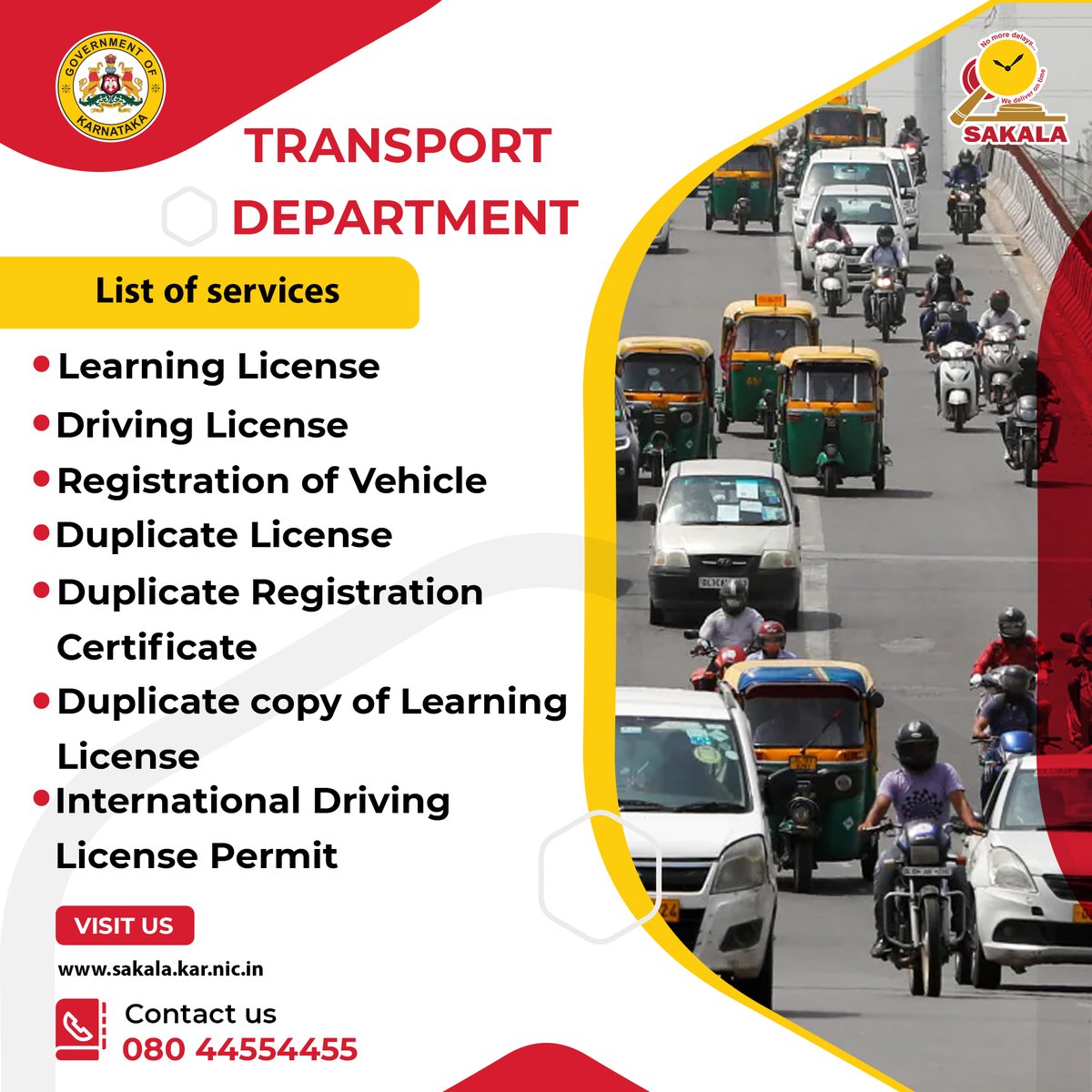 List of services under Transport Department. 

#sakala #services #government #karnataka #govtofkarnataka #transportdepartment