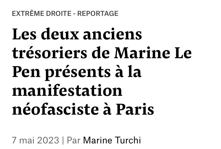 Hanno mollato i cani da guardia, quelli feroci, quelli che inseguono i fotografi e tocca farsi proteggere dalla polizia per non finire a pezzi. 
Che si sappia, sono i prediletti della Marine. #Francia #estremadestra #marinelepen