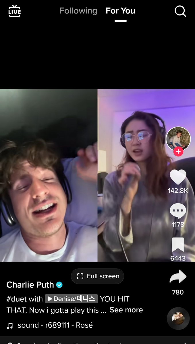 Babymonste_r's tweet photo. #CharliPuth  duets  the ex YG trainee Denis , and like comment " ı need reaction to #ahyeon " https://t.co/mvdrvp40Ly