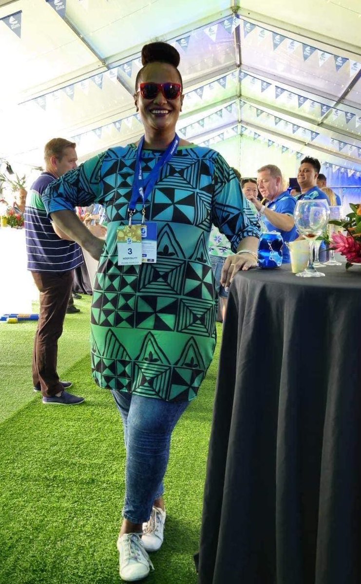 samsonleefiji's tweet photo. #SLFijiSpotted
All the way from Suva HFC stadium to the Fiji Tourism Expo at the Sheraton in Nadi, Adeline and Talei both wearing our new- Ofa prints.
Vinaka Ladies. #MadeInFiji #Fijifashion #Pacificfashion #Fijidesigner https://t.co/pvwBtAeE3f