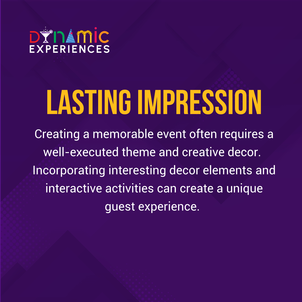 Lasting Impression

#LastingImpression #MemorableEvent #DynamicExperiences #EventPlanning #EastPointGA