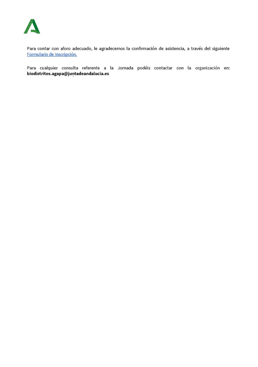 Jornada “Los biodistritos: recorrido, utilidad y funcionalidad para el desarrollo rural” 13/05/2023 en <a href="/EspacioKaruna/">Espacio Karuna</a>,Málaga. Participan  <a href="/Biodistretti/">INNER</a> <a href="/SEAE_Agroecolog/">SEAE</a> <a href="/AndaluciaJunta/">Junta de Andalucía</a> <a href="/AinaCalafat/">Aina Calafat</a> Más info e inscripción shorturl.at/amDHW
 <a href="/alimentta/">Alimentta</a> <a href="/RevistaSABC/">Soberanía Alimentaria⏚🇵🇸</a> <a href="/EFEverde/">EFEverde</a>
