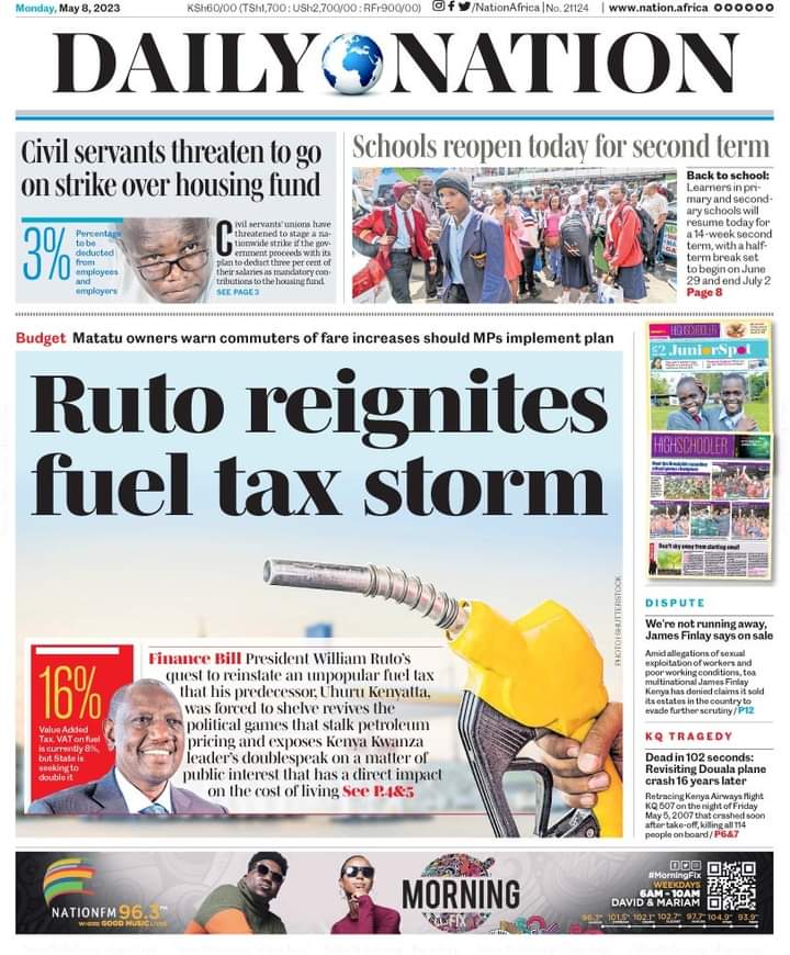 Kenyans are facing financial difficulties similar to that of COVID 19 but the only way Zakayo can help them is introducing punitive taxation while prioritizing affordable houses as if people will eat those houses. Ruto is a pandemic.

Riggy G Ndarugo #102Seconds Kakamega azimio