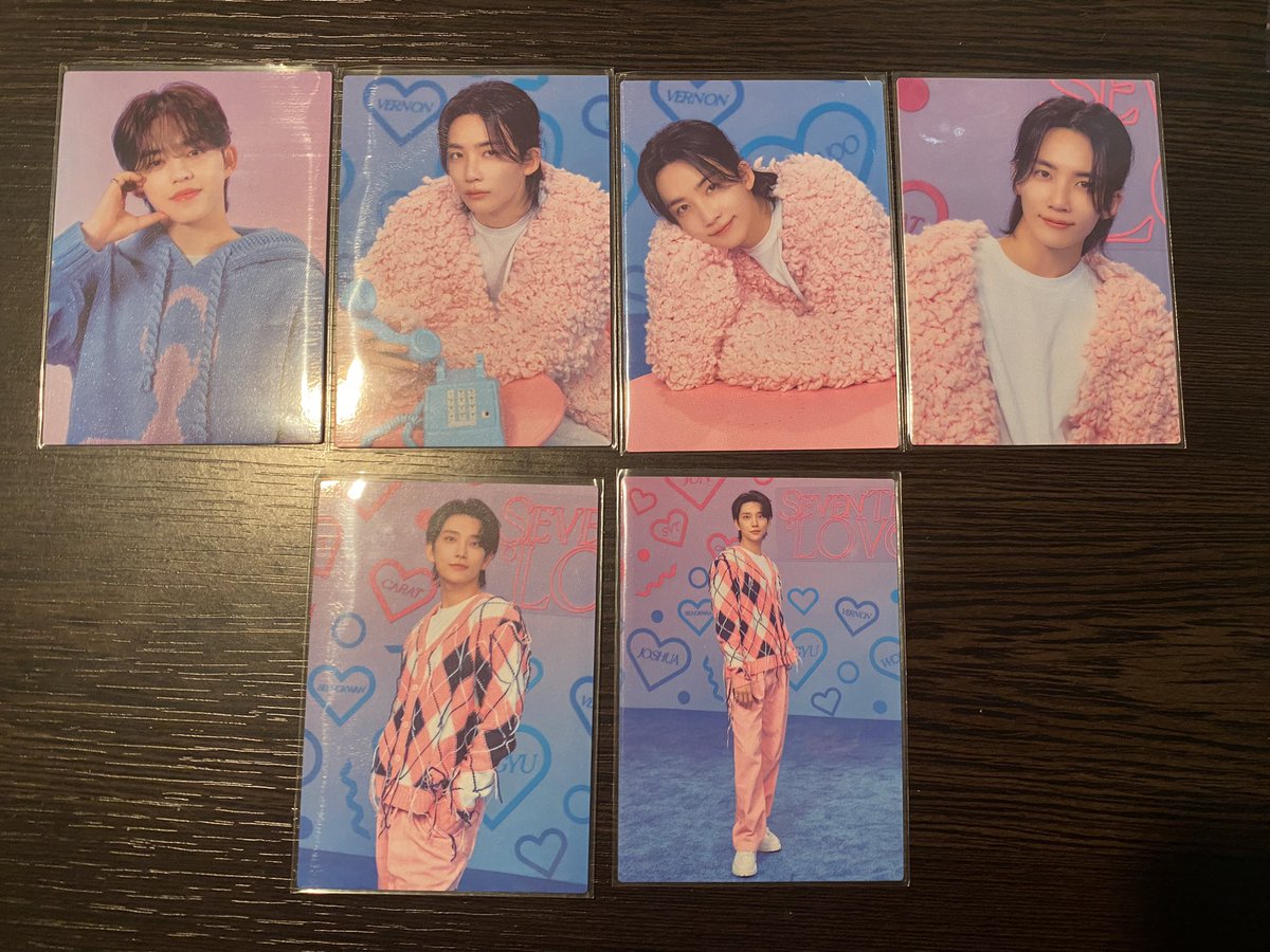t8perday's tweet photo. SEVENTEEN セブチ 交換 トレカ LOVE ペンミ

譲 エスクプス ジョンハン ジョシュア ジュン ホシ ウォヌ ウジ ミンギュ ドギョム スングァン バーノン ディノ

求 同種 ミンハオ

郵送でのお取引希望です。
条件合う方いらっしゃいましたらお気軽にお声掛けください。 https://t.co/Qoy5JBgrah