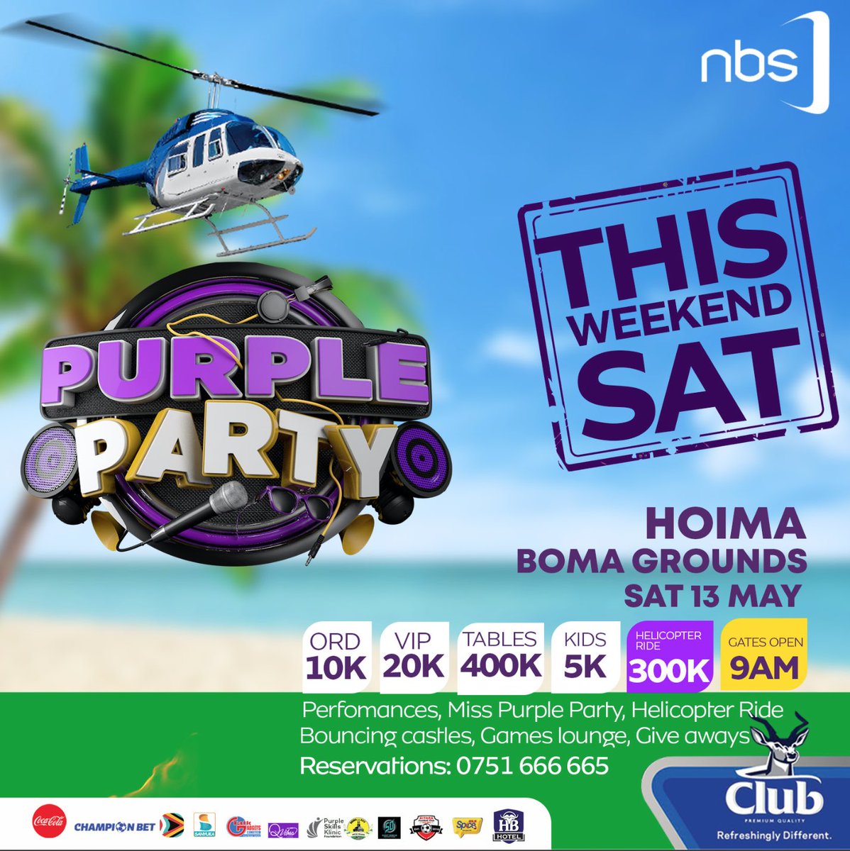 DouglasLwangaUg's tweet photo. Finally This Weekend Saturday #PurplePartyTour | Boma Grounds Hoima. Let’s celebrate Life🙏🏻. #VisitHoima https://t.co/iJ6aYdQtXl