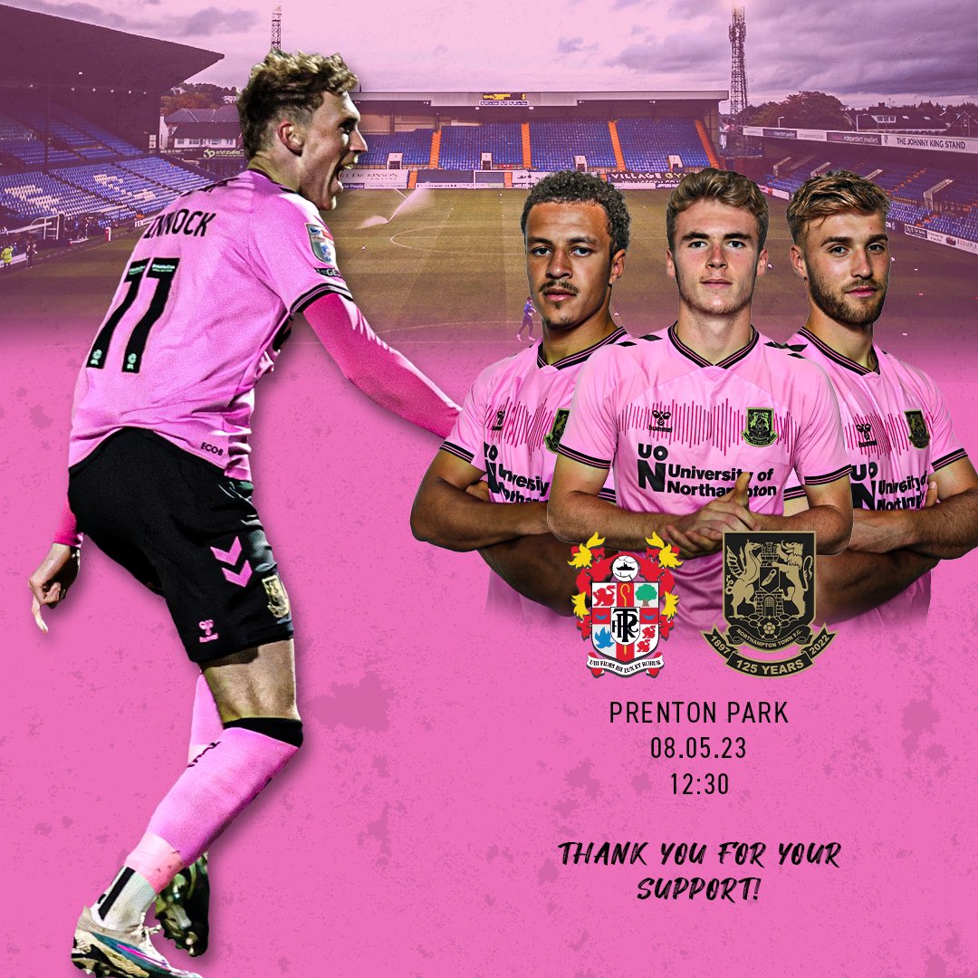 NTFC_SLO's tweet photo. 😬 The day has finally arrived!

Safe journey to the 2,200 @ntfc fans making the trip to @TranmereRovers today and of course…

COME ON COBBLERS!!!

#NTFC https://t.co/R6vdrdLEGr