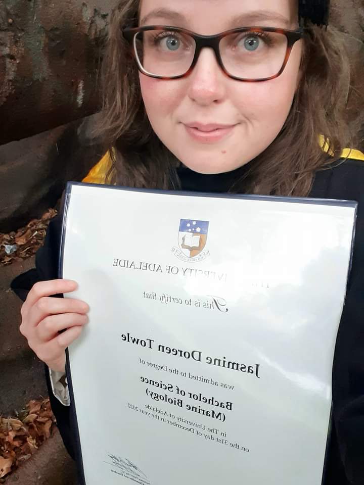 A day late, a buck short, I'm writing the report. Well, I guess this is growing up (dammit) #theuniversityofadelaide #graduation #marinebiology