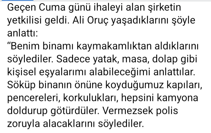 ADA_3433's tweet photo. Yerel gazeteci bir arkadaşım enkazlarla ilgili bir yazı kaleme almış.Enkazlar İHALE edilirken nasıl ediliyormuş OKUYUN görün bakalım! https://t.co/RJJYHoUiPZ