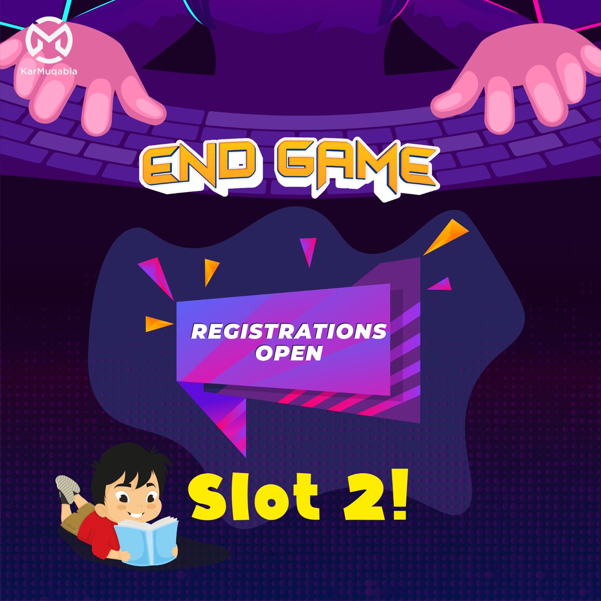 KMuqabla's tweet photo. Registrations are now open for the second slot which is scheduled for the 23rd of May- log on to https://t.co/Tqi15zA6eU to register!  Registration deadline: Friday, 12th May 2023 #NextLevelRevision #InnovationinEducation #FutureofEducation #edtech #educational #makelearningfun https://t.co/7HBXC4kxMg