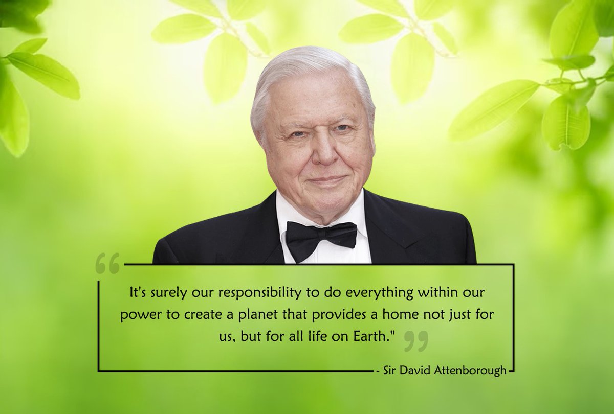 Happy 97th #Birthday to #SirDavidAttenborough, the real life hero with a mission of conserving the Blue Planet’s rich bounties. More power to the inspiring Naturalist & a true champion of #MotherEarth.