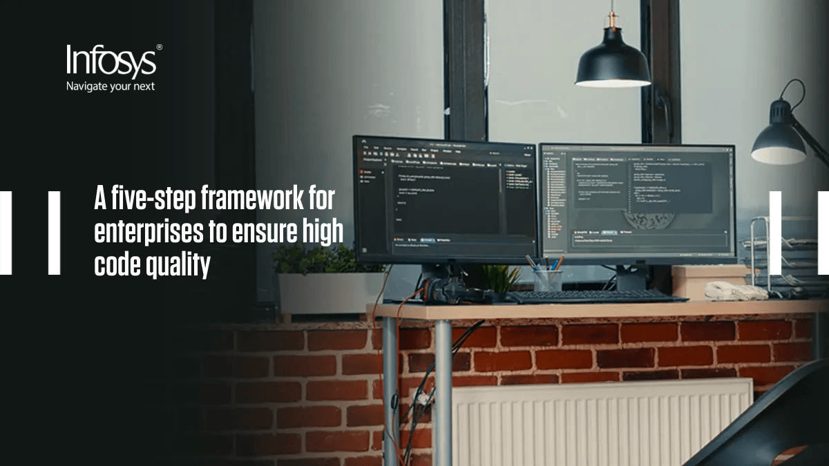 Infosys's tweet photo. Find out how a five-step framework helped a client to move from using code with high technical debt to keeping code clean so they can launch new features with agility in this whitepaper by Adarsh Mehrotra. https://t.co/jwGow0alj8 #agiledevops https://t.co/4pn9c9a3O3