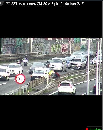🚗🚗 Bi ibilgailuren arteko #Istripua #A8 Km 124 #Barakaldo-n Irungo norantzan.…