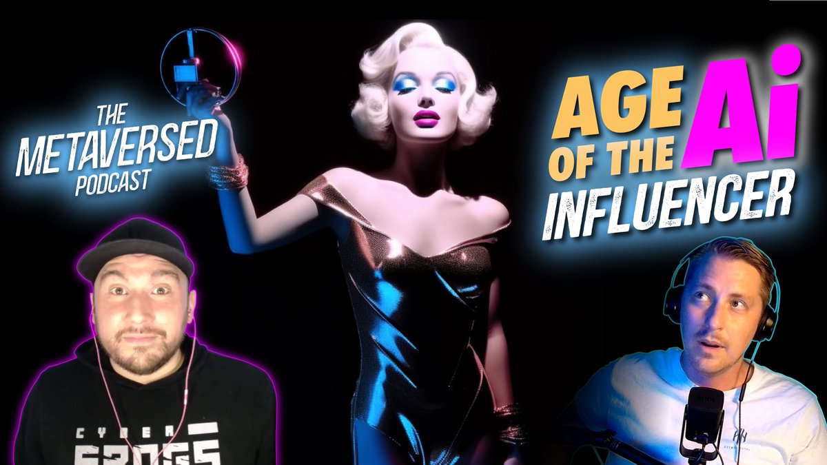 🤖🎙️EPISODE DROP🎙️🤖

Imagine a world where companies create their very own #Ai personalities to captivate audiences. But hold on! Are we on the verge of a digital revolution or stepping into a #scifi realm? 

👉youtu.be/k1CRXkqYkvg👈

#metaverse #podcast #tech #web3