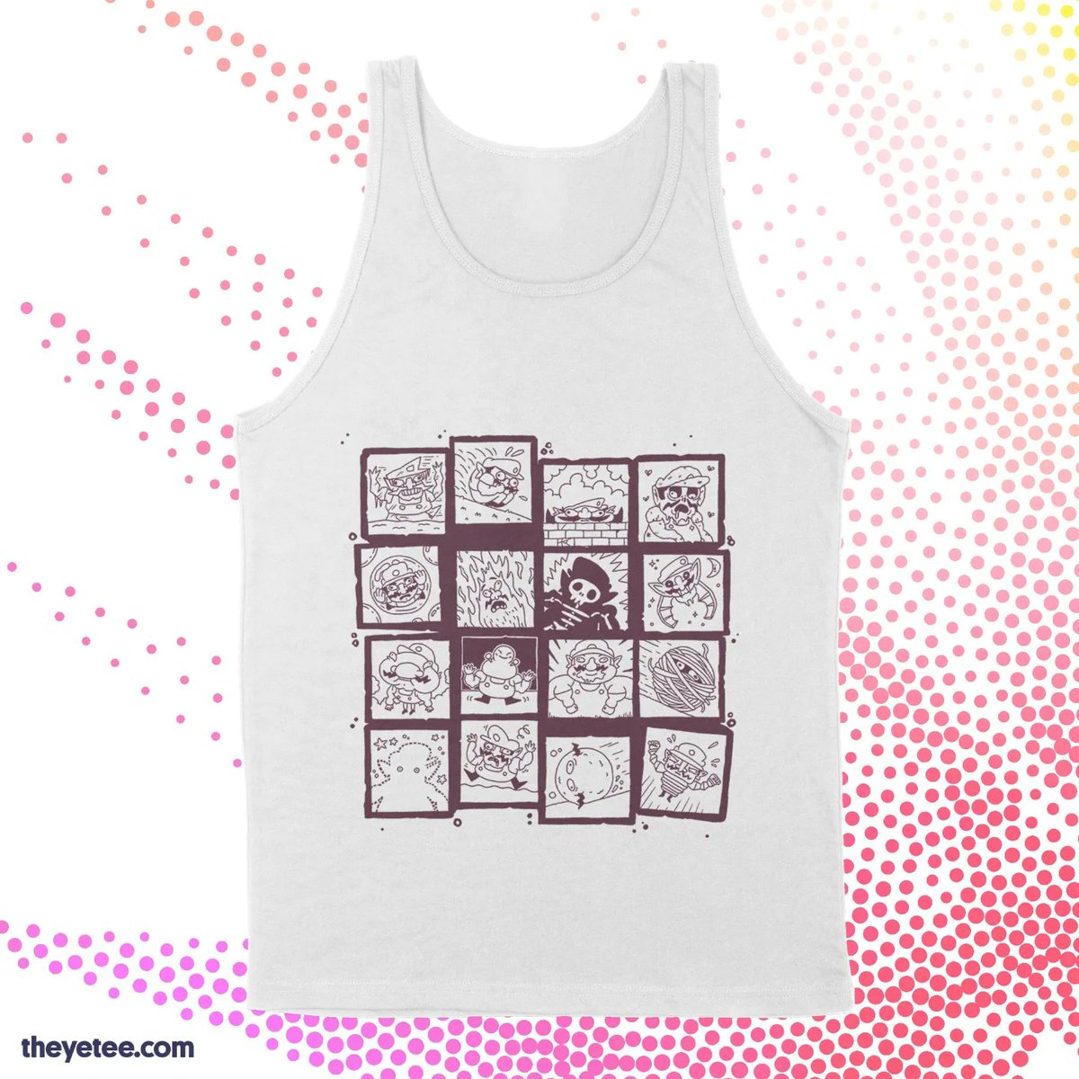 Cooooouk's tweet image. 🟡🟣 WAAAAH, IT&apos;S T SHIRT TIME 🟣🟡
Look guys, look, it&apos;s my greatest achievement! I&apos;ve got a new #screenprinted t-shirt out today, with  #Wario getting pulverised all over it. Head on to The Yetee and snatch it now, for it is only available for 24 hours! Link below...