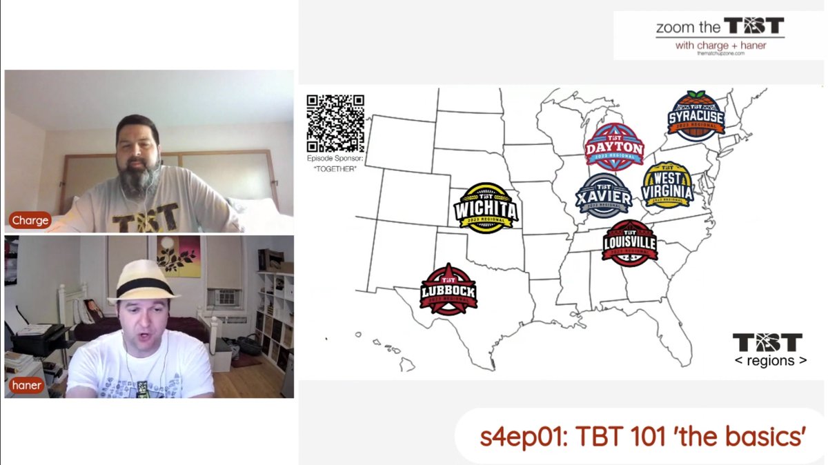 zoomthetbt's tweet photo. We are back. Season 4, episode 1.
" @thetournament 101: The Basics"

@Charge_Nation + @AndrewDHaner catch us up on where teams stand. And as usual, it gets late fast.

Regions. Cursing. Beards.

Vid: https://t.co/NzKQ4rp0DC
Pod: https://t.co/pPL8jK09U6 https://t.co/QMxdCLgGru